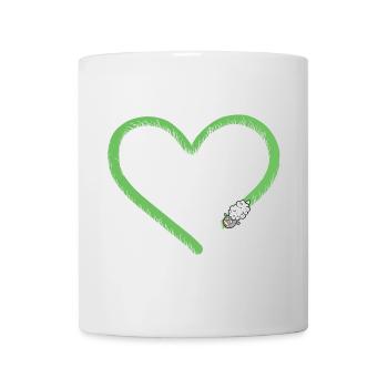 Heart Sheep I Sheep Comic - Mug - white - Front