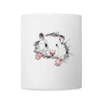 Hamster - Tasse - Weiß - Vorne