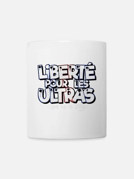 liberté pour les ultras - Mug blanc - blanc