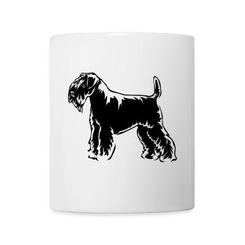 Schnauzer - Mug blanc - blanc - Devant