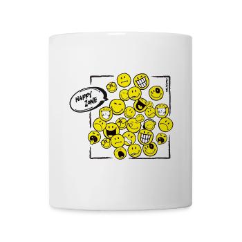 Smiley-World© Happy Zone - Mug blanc - blanc - Devant