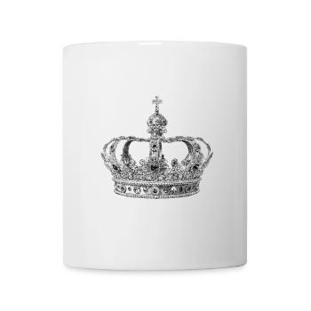 Krone - Tasse - Weiß - Vorne