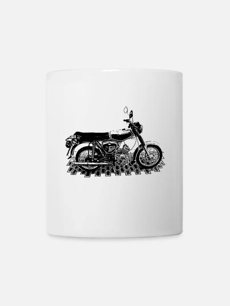 S51 - DDR-Motorräder - Tasse - Weiß
