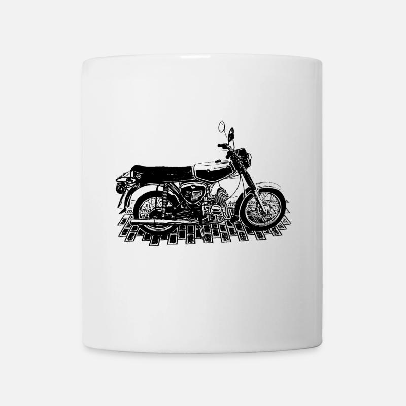 S51 - DDR-Motorräder - Tasse - Weiß