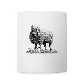 Wolf in sheep's clothing - Mug - white - Front