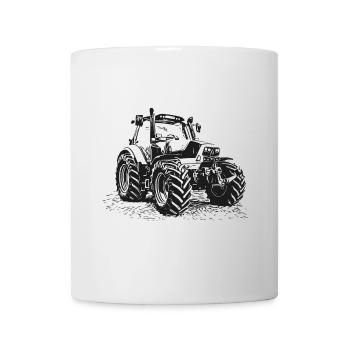 Tracteur - Mug blanc - blanc - Devant
