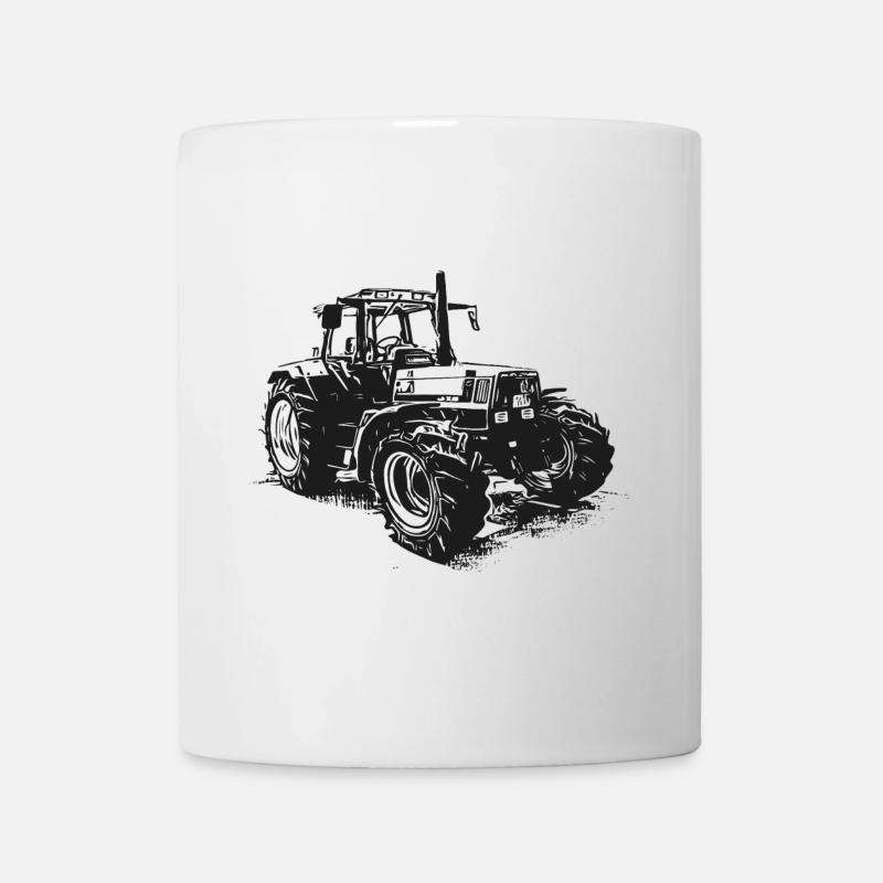 vieux tracteur Deutz - Mug blanc - blanc