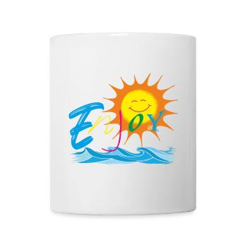 Genießen - Tasse - Weiß - Vorne