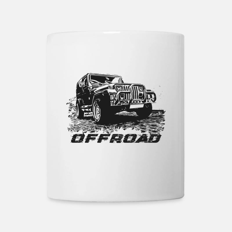 OFF ROAD - Véhicules hors route - Mug blanc - blanc