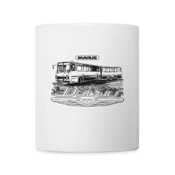 Ikarus - bus articulé - Mug blanc - blanc - Devant