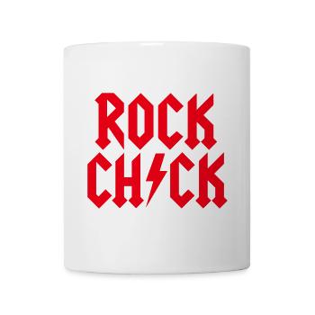 Rock Chick Hard Rock Rock Music girl Heavy Metal - Mug - white - Front