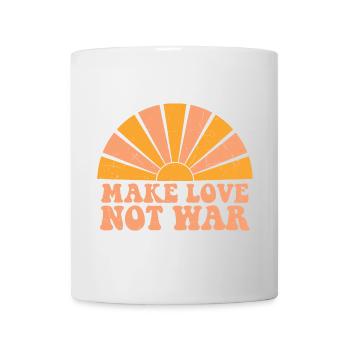 Message of Peace and Solar Love - Mug - white - Front