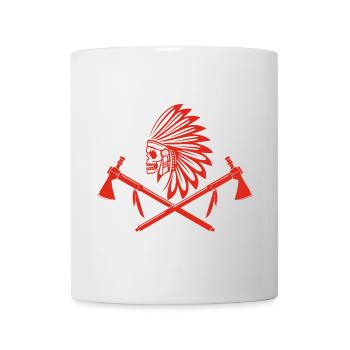 Rotindischer Krieger - Tasse - Weiß - Vorne
