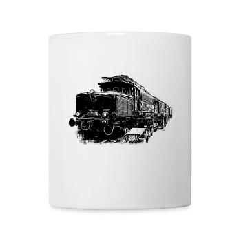 E94 Locomotive Train Le Crocodile - Mug blanc - blanc - Devant