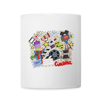 Univers cinématographique pour cinéphiles - Mug blanc - blanc - Devant