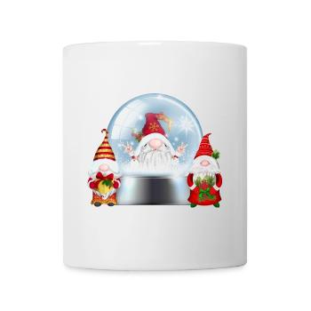 Snowglobe Santa Gnomes Cheer - Mug - white - Front