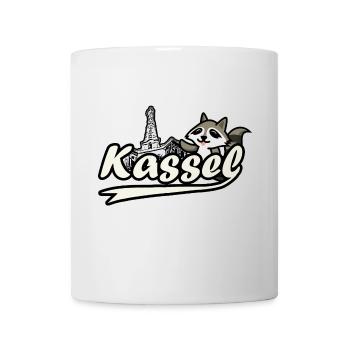 Kassel Waschbär Herkules - Tasse - Weiß - Vorne