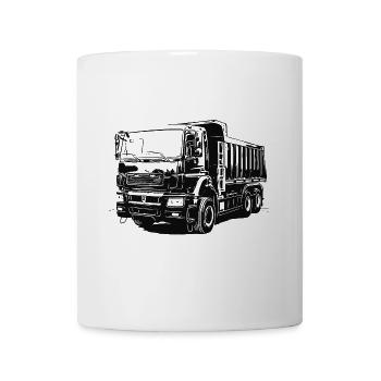 KAMAZ - КАМАЗ Kipper - Tasse - Weiß - Vorne