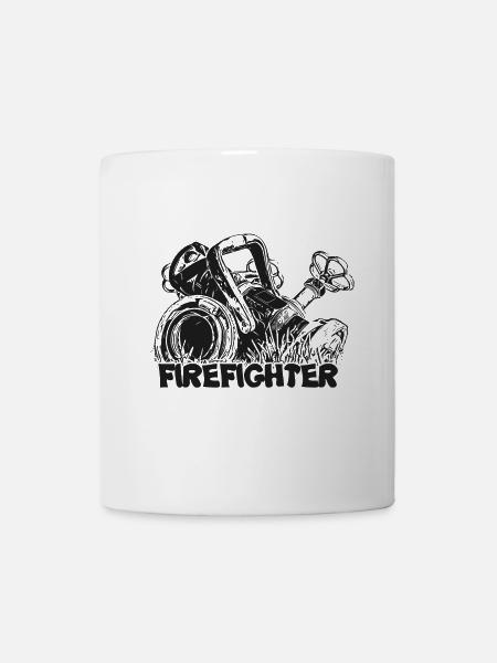 Firefighter - Tasse - Weiß