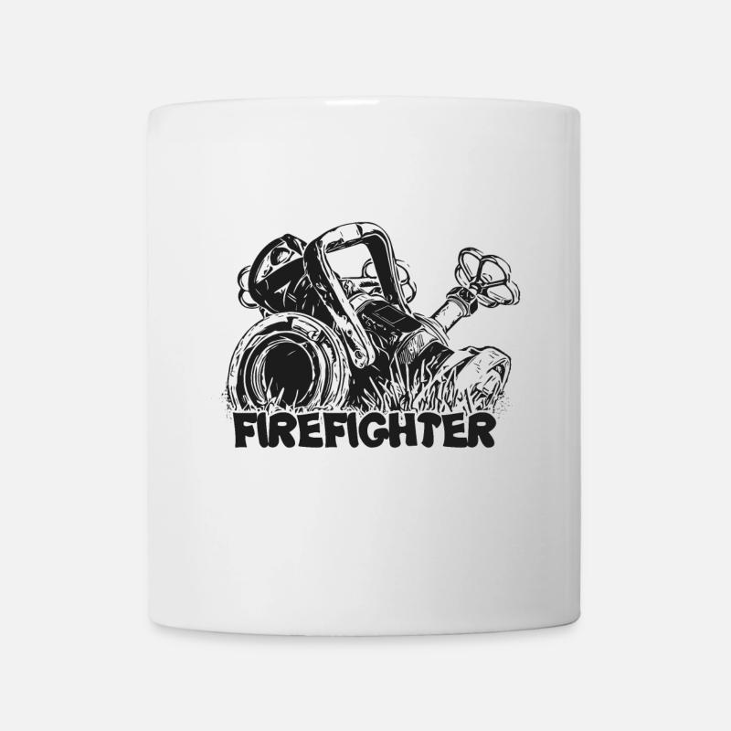 Firefighter - Tasse - Weiß