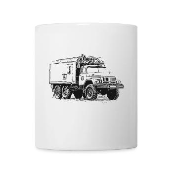 ZIL 131 KO - Tasse - Weiß - Vorne