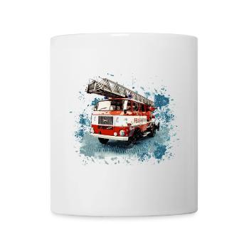 Échelle tournante IFA W50 Fire Brigade - Mug blanc - blanc - Devant