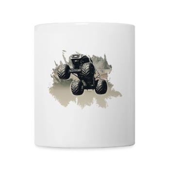 Monster truck - Mug - white - Front