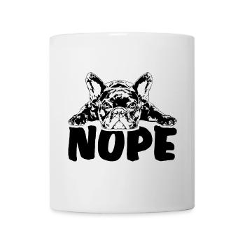 FRENCH BULLDOG Nope Dog Saying Dogs - Mug - white - Front