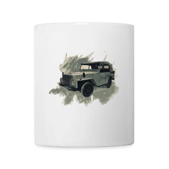 P-2-M - Mug blanc - blanc - Devant