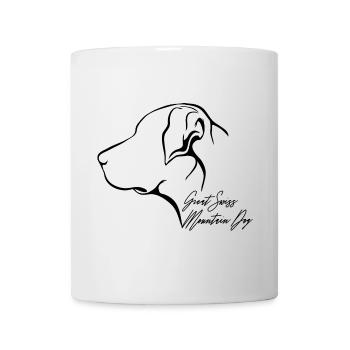 GRAND CHIEN DE MONTAGNE SUISSE Profil Chiens Chien - Mug blanc - blanc - Devant