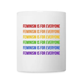 Feminism is for Everyone Rainbow - Mug - white - Front