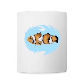 Clownfisch Symbol Logo icon Farben Illustration - Tasse - Weiß - Vorne