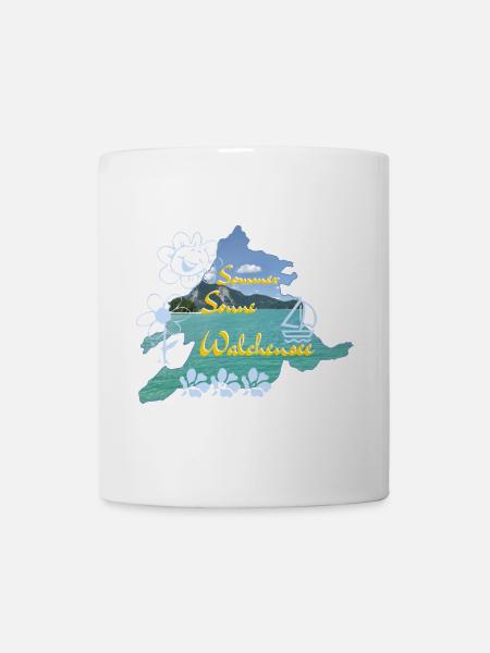 Sommer Sonne Walchensee - Tasse - Weiß