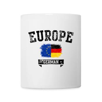 EU Germany Flag Brush Blend - Mug - white - Front