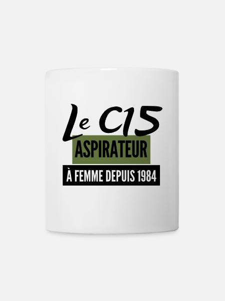 Le c15 aspirateur à femmes cadeau c15 du seigneur - Mug blanc - blanc