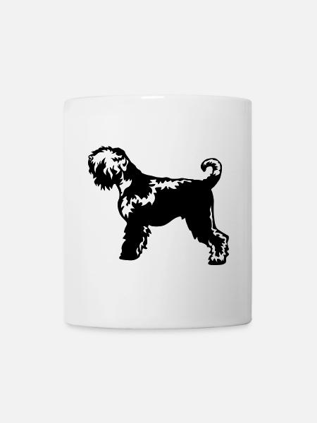 Russischer Terrier - Tasse - Weiß