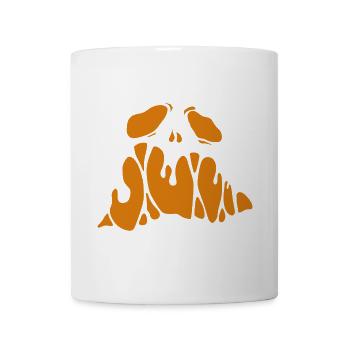 Grimace de citrouille 4 - Mug blanc - blanc - Devant