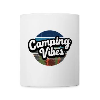 Ambiance de camping - Mug blanc - blanc - Devant