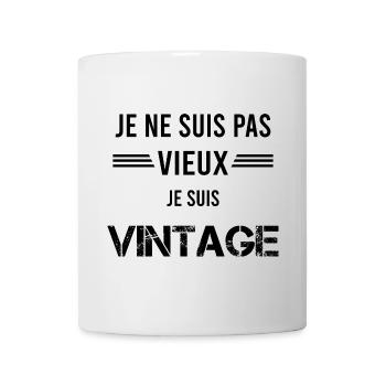 Je ne suis pas vieux vintage - Mug blanc - blanc - Devant