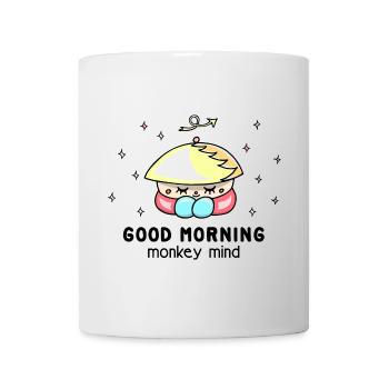 "Monkey mind" mindfulness, cool, funny saying - Mug - white - Front