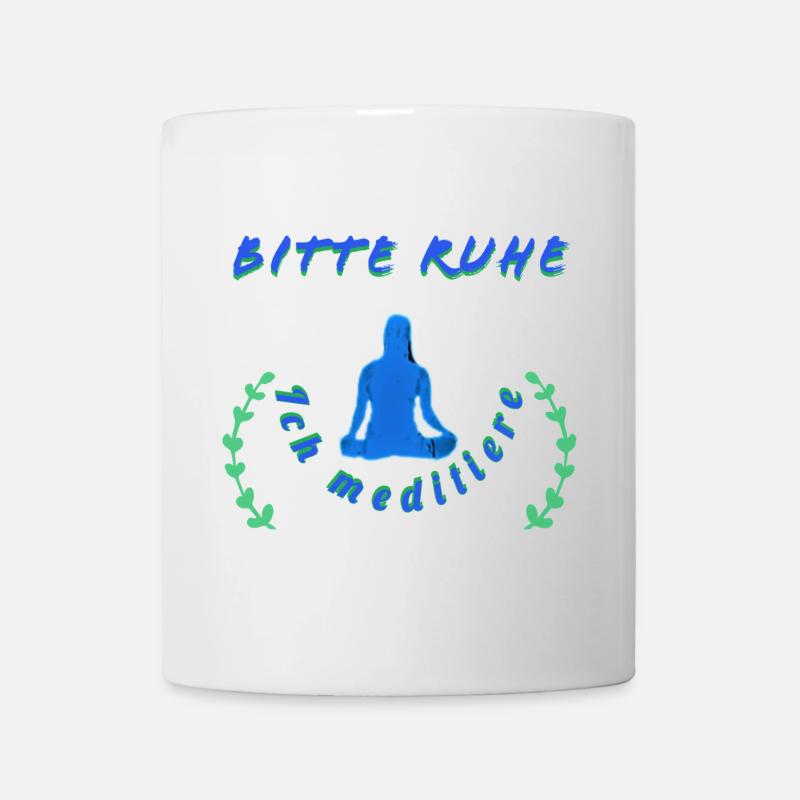 Relaxing Meditation Message - Mug - white