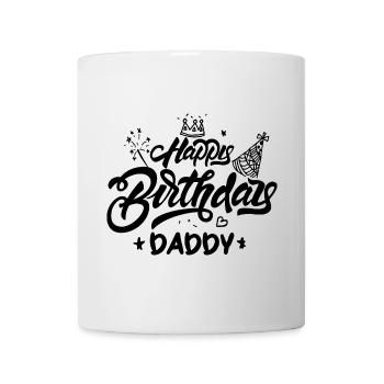Herzlichen Glückwunsch zum Geburtstag Papa - Tasse - Weiß - Vorne
