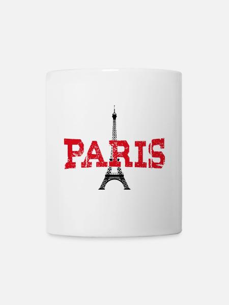 Paris, die Stadt der Liebe  - Tasse - Weiß