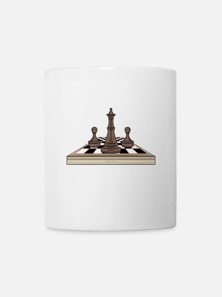 Chess chessboard - Mug - white