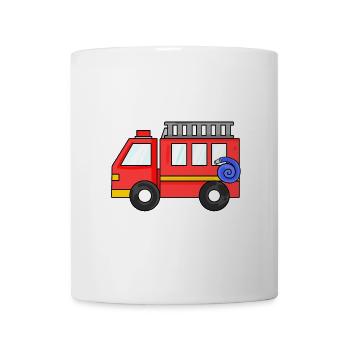 Fire Brigade Car - Mug - white - Front