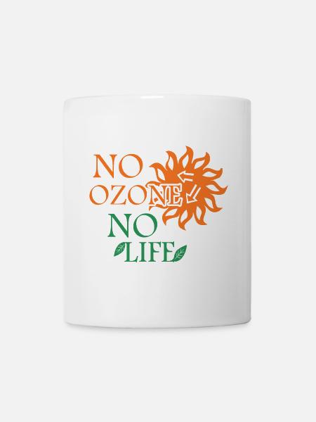 Kein Ozon Kein Leben - Tasse - Weiß