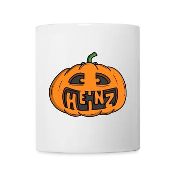 Heinz Halloween Kürbis - Tasse - Weiß - Vorne