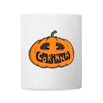 Citrouille d’Halloween Corinna - Mug blanc - blanc - Devant