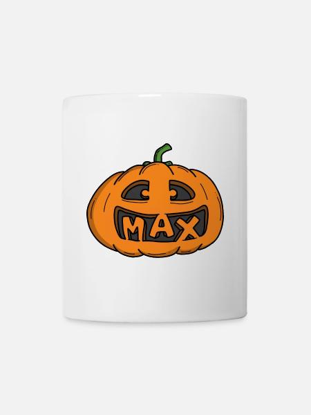 Citrouille Max Halloween - Mug blanc - blanc