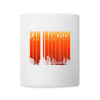 San Francisco Skyline Gradient - Mug - white - Front